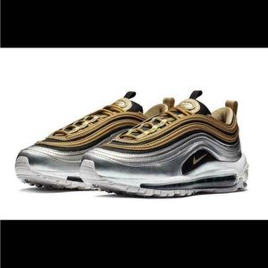 Nike Women’s Air Max 97 - Gold / Silver - Size 6